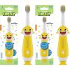 FIREFLY First Firefly Training Light Up Toothbrush, Baby Shark, Yellow(1 Count (Pack of 2))