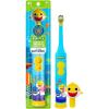 Firefly Clean N’ Protect, Baby Shark Toothbrush with 3D Character Cover, Soft Bristles, Anti-Slip Grip Handle, Battery Included, Ages 3+, 1 Count(Toothbrush)