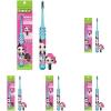 Firefly L.O.L. Surprise! Sonic Toothbrush with 3D Toothbrush Cover, Soft, Ages 3+(3 Piece Set (Pack of 5))