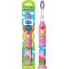 Firefly Ready Go Brush, Peppa Pig, Light Up Timer Toothbrush, Premium Soft Bristles, 1 Minute Timer, Less Mess Suction Cup, Battery Included, Easy Storage, for Ages 3+, 1 Count(1 Count (Pack of 1))
