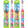 Firefly Ready Go Brush, Peppa Pig, Light Up Timer Toothbrush, Premium Soft Bristles, 1 Minute Timer, Less Mess Suction Cup, Battery Included, Easy Storage, for Ages 3+, 1 Count(1 Count (Pack of 2))